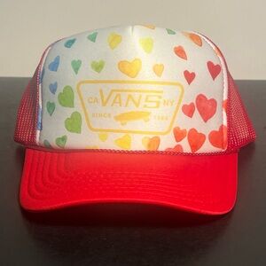 Vans Red Heart Trucker Hat